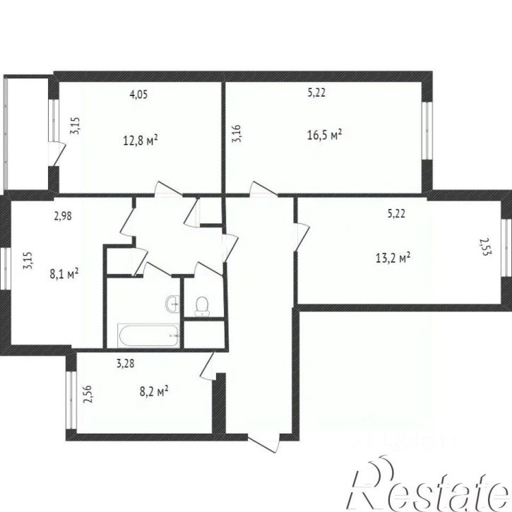 4-комн квартира проспект Ватутина, 22,  д. 22