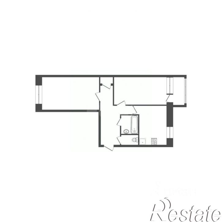 2-комн квартира улица Маяковского, 18,  д. 18