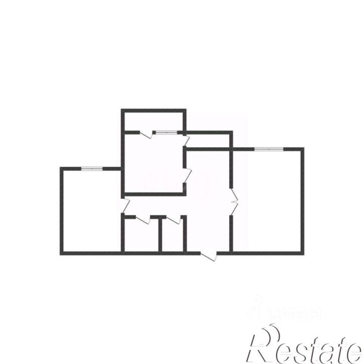 2-комн квартира улица Костюкова, 34,  д. 34