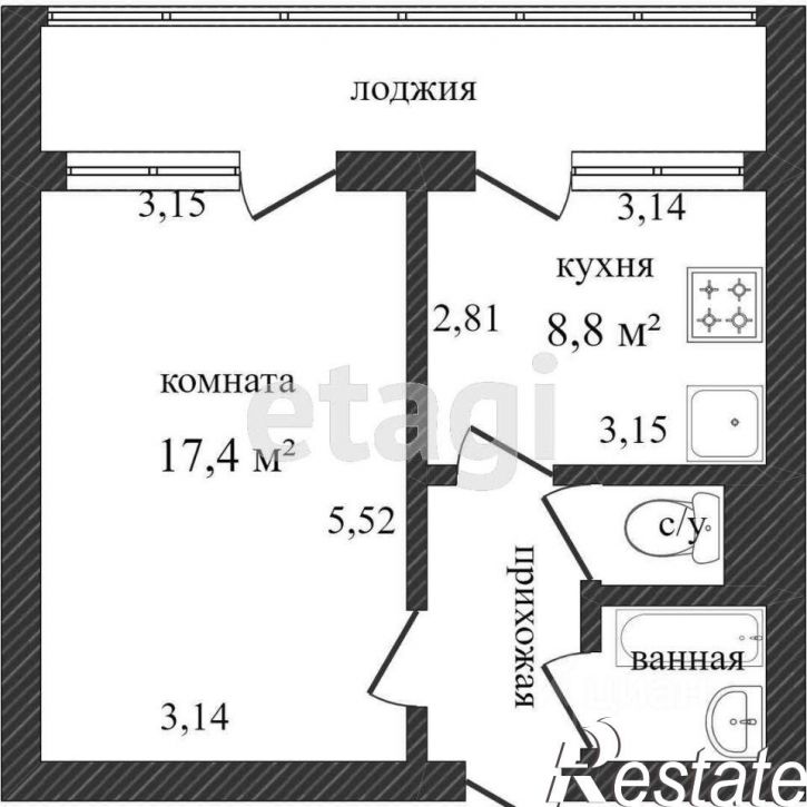 1-комн квартира бульвар Юности, 27,  д. 27