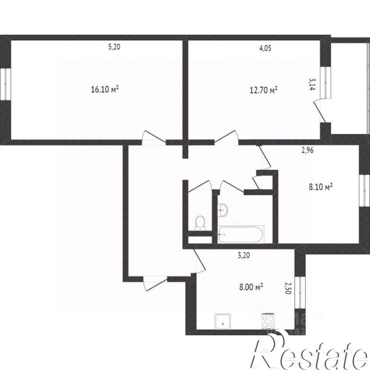 3-комн квартира улица Губкина, 21,  д. 21