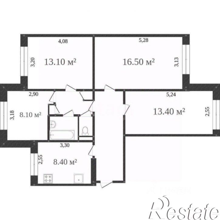 4-комн квартира бульвар Юности, 10,  д. 10