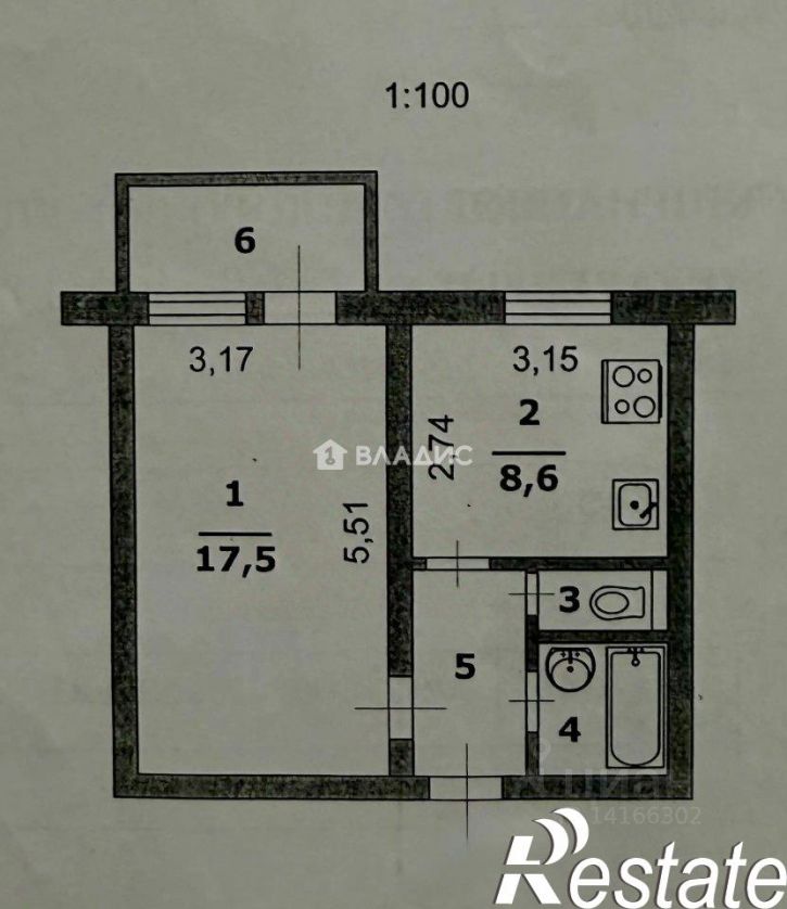 1-комн квартира бульвар Юности, 19,  д. 19