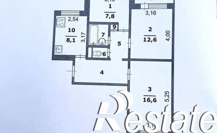 3-комн квартира улица Губкина, 30,  д. 30