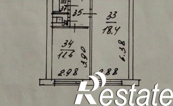 1-комн квартира улица Горького, 62,  д. 62