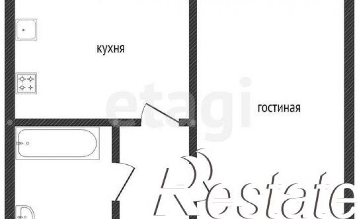 1-комн квартира улица Семёна Чайкина, 23,  д. 23