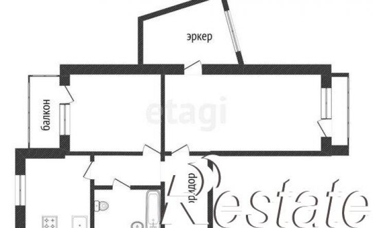 2-комн квартира улица Щорса, 55А,  д. 55А