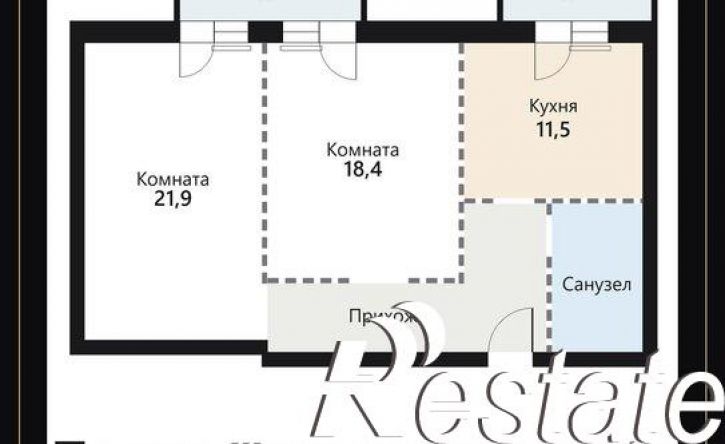 2-комн квартира улица Пушкина, 20,  д. 20