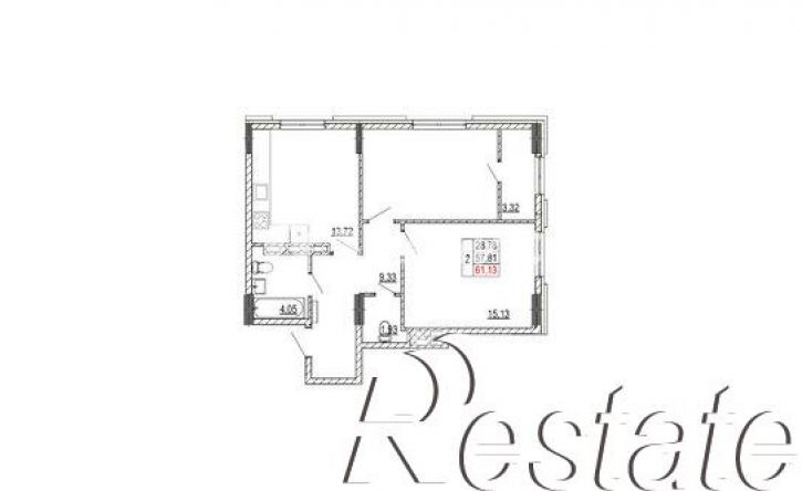 2-комн квартира улица Разина, 8А,  д. 8А