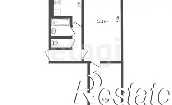 2-комн квартира улица 5 Августа, 26Б,  д. 26Б